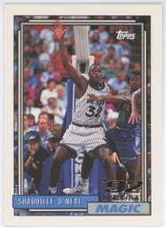 1992 Topps Shaquille O'neal Rookie