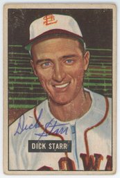 1951 Bowman Dick Stuart Signed