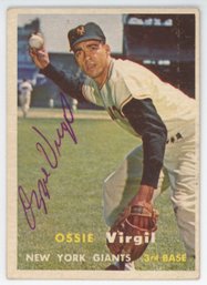 1957 Topps Ossie Virgil Signed