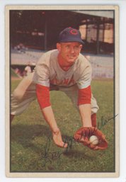 1953 Bowman Color Roy McMillan Signed