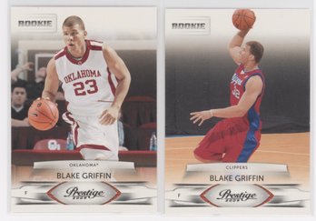 Lot Of (2) 2009 Prestige Blake Griffin Rookie Cards