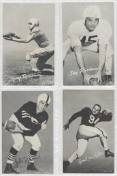 Lot Of (4) 1948 Football Exhibit Cards