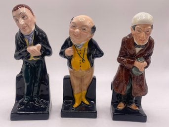 Lot Of 3 Charles Dickens Royal Doulton Figures