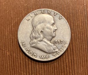 1957 Franklin Half Dollar (A12)