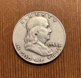 1958 Franklin Half Dollar (A17)