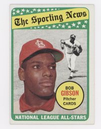 1969 Topps Bob Gibson All Star