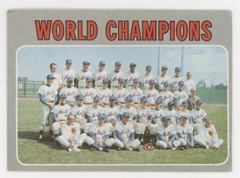 1970 Topps #1 World Champions NY Mets Team Card