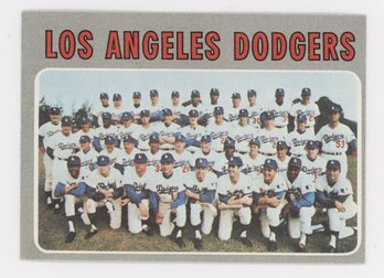 1970 Topps #411 LA Dodgers Team Card