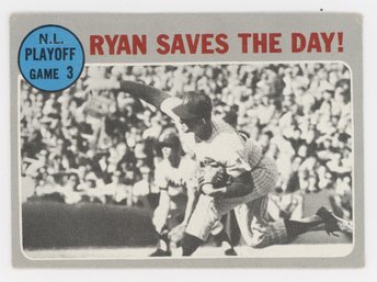 1970 Topps Nolan Ryan Saves The Day