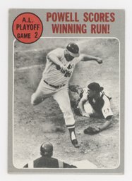 1970 Topps Boog Powell Scores Winning Run