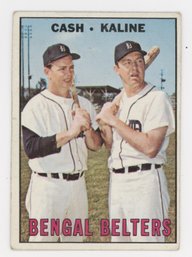 1967 Topps Bengal Belters W/ Al Kaline And Norm Cash