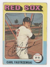 1975 Topps Carl Yastrzemski