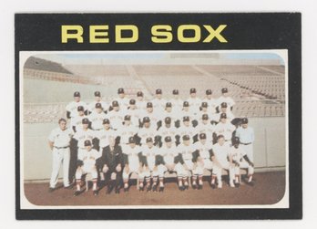 1971 Topps Boston Red Sox Team Card