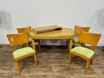 Heywood Wakefield Dining Set With Four Chairs