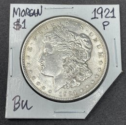 1921 P Morgan Silver Dollar BU