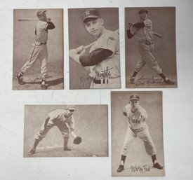 Exhibit Cards Baseball Unauthenticated