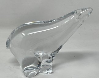 Art Glass Bear Paper Weight