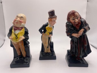 Lot Of 3 Charles Dickens Royal Doulton Figures