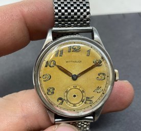 Vintage Wittnauer Mens Watch AS IS