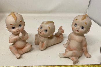 Collection Of 3 Vintage Kewpie Figures