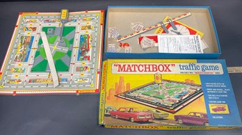 Vintage Matchbox Traffic Game