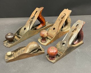 Collection Of Wood Planes Stanley 7 Others  Antique & Vintage