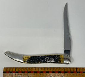 Case XX Long C Dark Antique Bone Large Toothpick Pocket Knife 610098