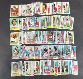 Huge Lot Of 1974 Topps Football Cards