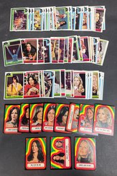 Collection Of Vintage 1970s Charlies Angels Trading Cards
