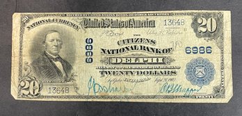 1903 United States Of America Citizens Bank Of America Delphi Indiana RARE!!