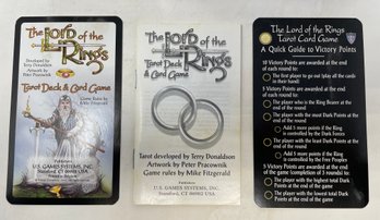 Vintage Lord Of The Rings Tarot Deck Card Game
