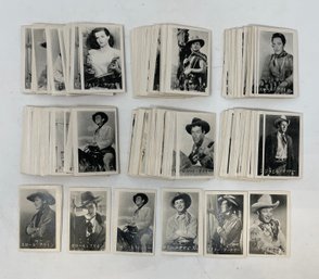 Large Collection Of Vintage 1950s Japanese Cowboy Photo Cards Roy Rogers & More