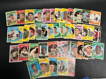 1959 Topps Baseball Card Lot