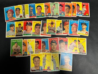 1958 Topps Baseball Cards Lot