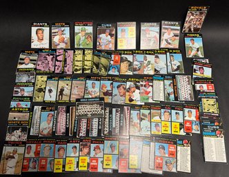 Huge 1971 Topps Baseball Card Lot Stars & Hofers