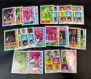 Lot Of 1974 Topps Basketball Cards