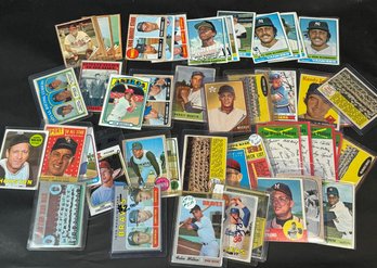 Large Lot Of Vintage Baseball Cards 50s 60s 70s