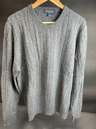Brooks Brothers Saxxon Wool Sweater Size Large - Like New