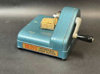 Vintage Hand-cranked Check Shredder