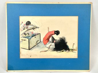 Antique 1898 Florence Kate Upton Print Adventures Of The Dutch Dolls