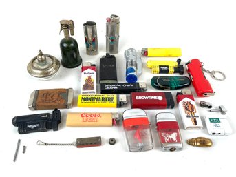 Vintage Lighter Collection And Other Collectibles