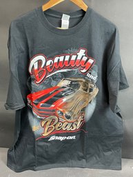 New Snap On Racing Shirt Size XXL 'Beauty And The Beast'