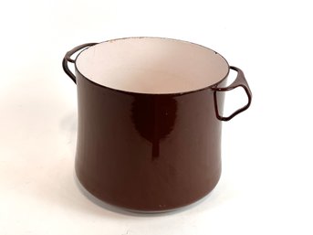 Dansk 8qt Stock Pot In Brown Enamel