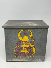 Vintage Dairy Box For Sisco Dairy