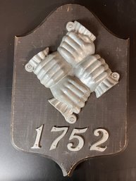 Firemark - Philadelphia Contributionship 1752 Plaque