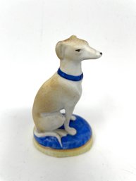 Vitage Bisque Staffordshire Whippet Greyhound Dog