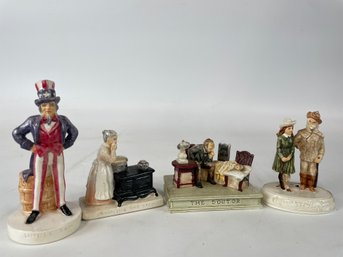 Lot Of Four Sebastian Miniatures