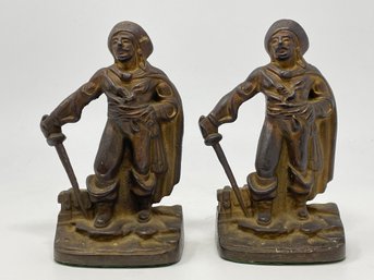 Pair Of Pirate Bookends