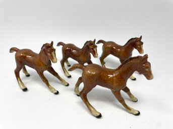 Group Of Ceramic Horse Figures