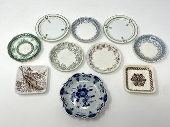 Group Of Vintage Porcelain Butter Pats